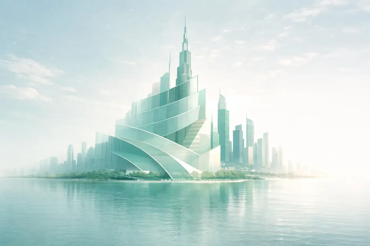 Dubai Skyline Background